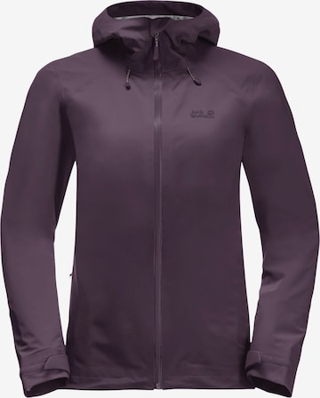 JACK WOLFSKIN Outdoor Jacket 'Highest Peak' in Purple: front