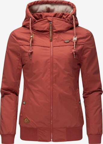 Veste fonctionnelle 'Jotty' Ragwear en rouge : devant