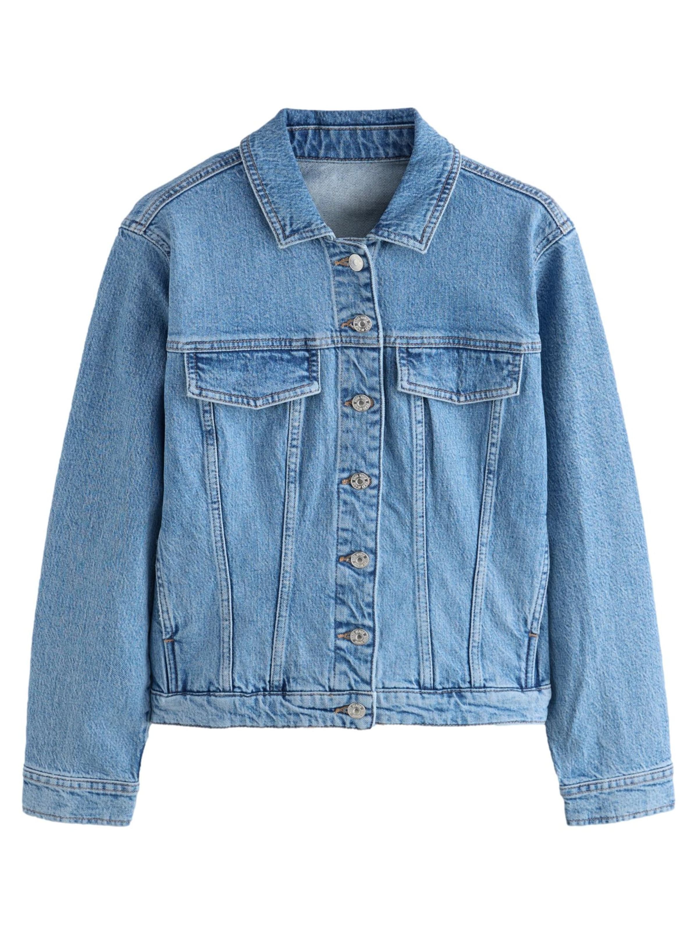 Next - Casaco meia-estação em azul: frente