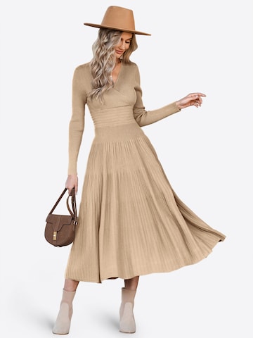 Imily Bela Pletena obleka | zelena barva