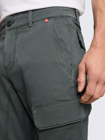 TOM TAILOR - Tapered Calças cargo 'Tyler' em verde