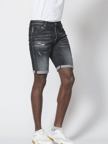 Coupe slim Jean KOROSHI en noir