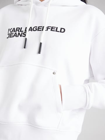 balts KARL LAGERFELD JEANS Sportisks džemperis