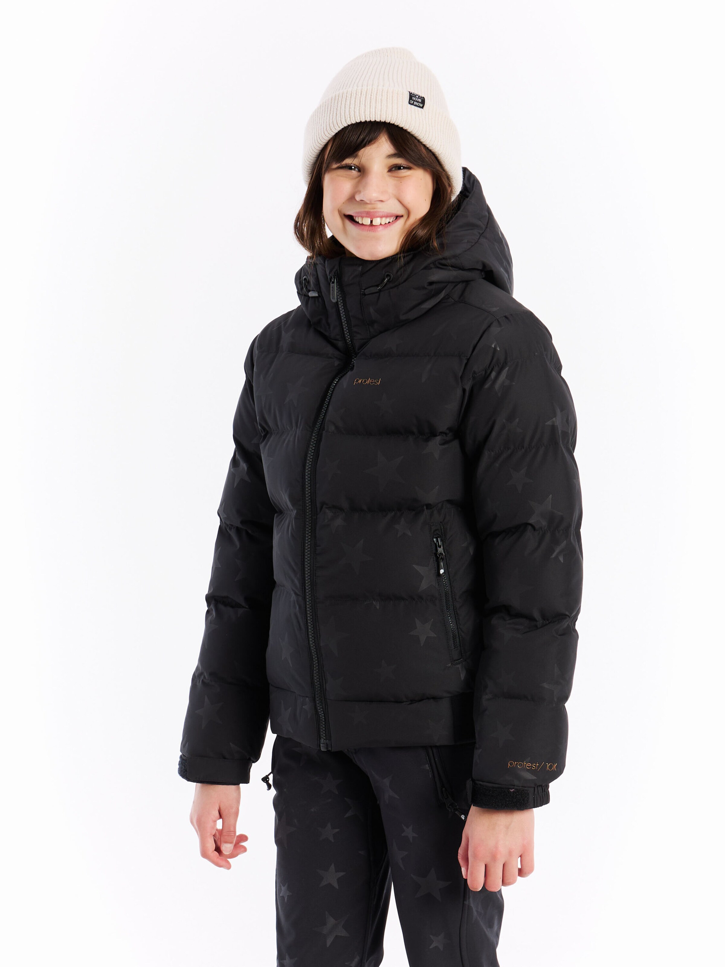 PROTEST Sportjacke 'PRTVerity JR'‌ in Schwarz: Vorderseite