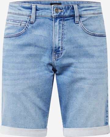 Regular Jeans de la QS pe albastru: față