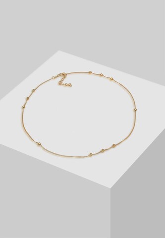 ELLI Halskette Basic Kette, Kugel in Gold