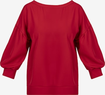 Karko Blouse ' SALMA ' in Rood: voorkant