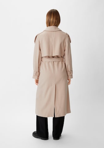 Manteau mi-saison COMMA en beige : derrière