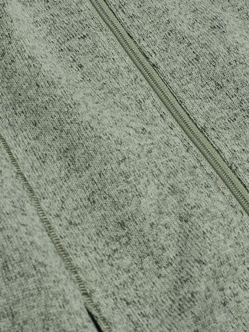 Goldner Fleece jas in Groen