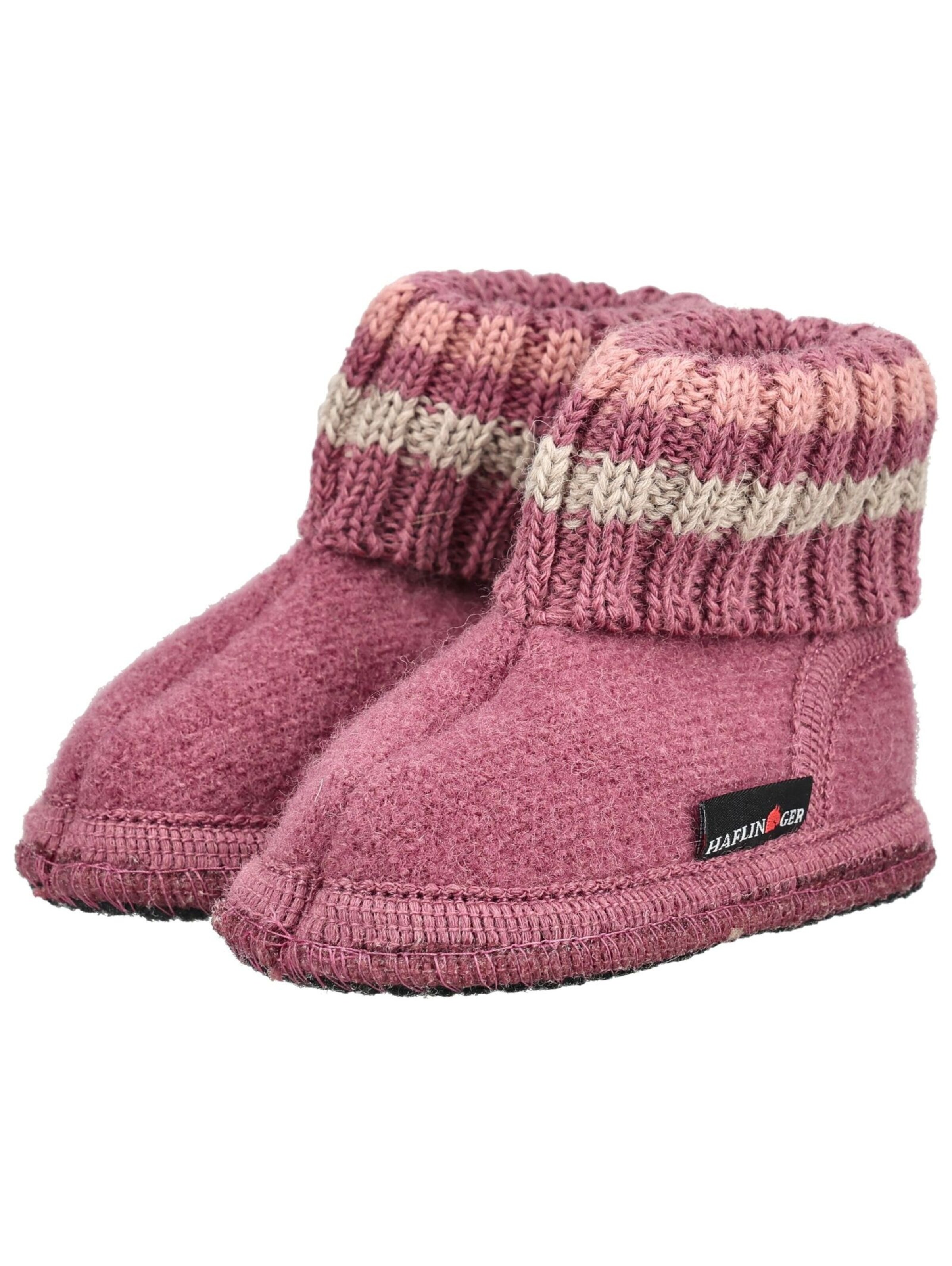 HAFLINGER Hausschuhe in Pink