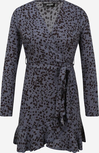 Missguided (Petite) Robe en bleu-gris / noir, Vue avec produit