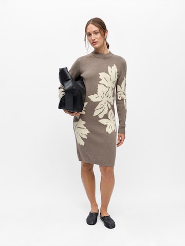 OBJECT Knit dress 'OBJRAY' in Brown