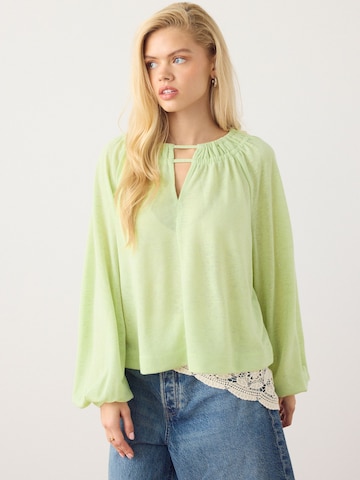 Next Bluse in Grün: Vorderseite