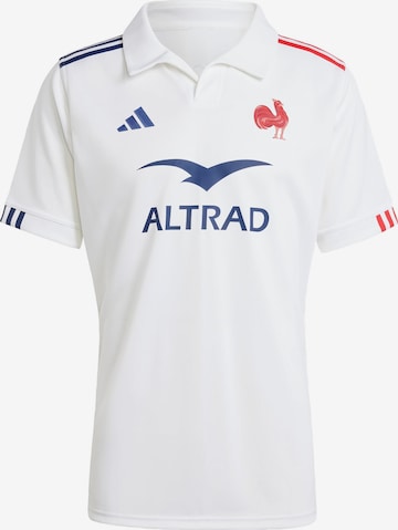 ADIDAS PERFORMANCE - Camiseta funcional 'France Rugby Away' en blanco: frente
