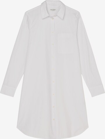 Robe-chemise Marc O'Polo en blanc : devant