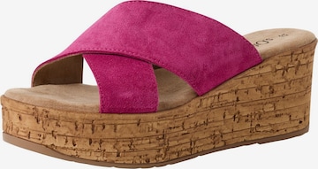 s.Oliver Pantolette in Pink: Vorderseite