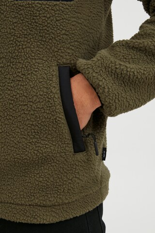 INDICODE JEANS Fleece Jacket 'Trout' in Green