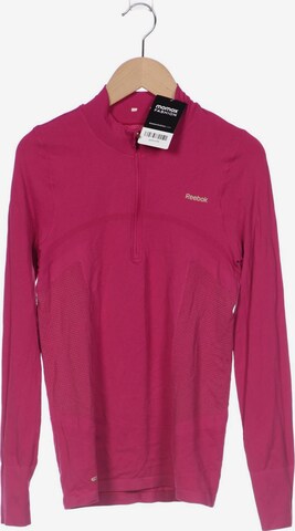 Reebok Langarmshirt S in Pink: predná strana