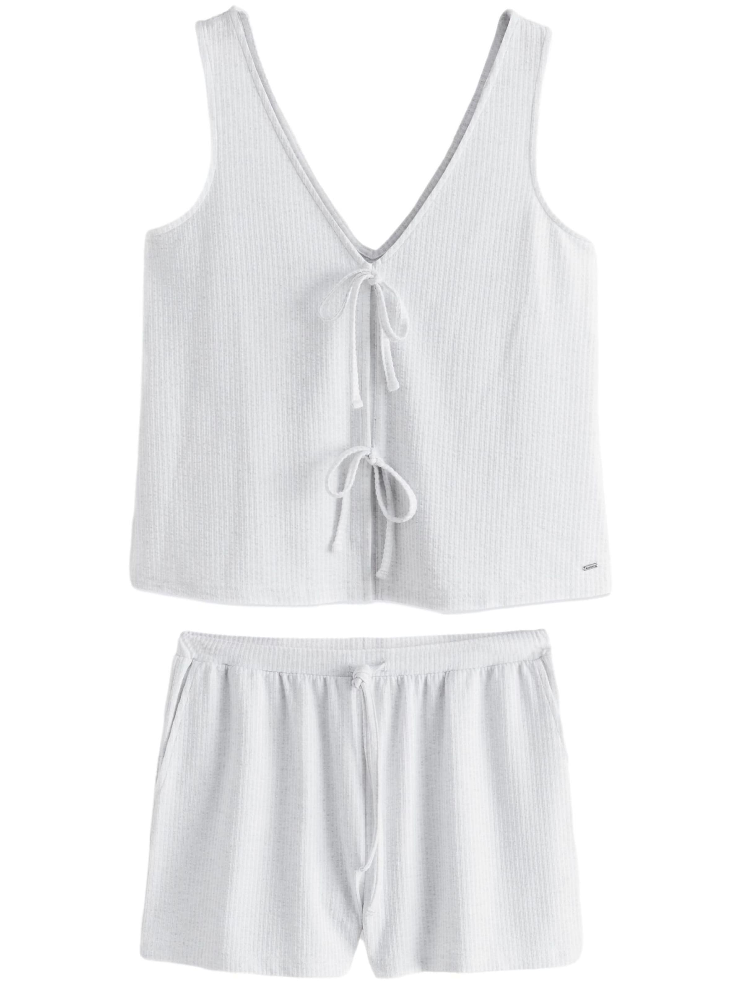 pelēks Next Pidžama ar šortiem: no priekšpuses