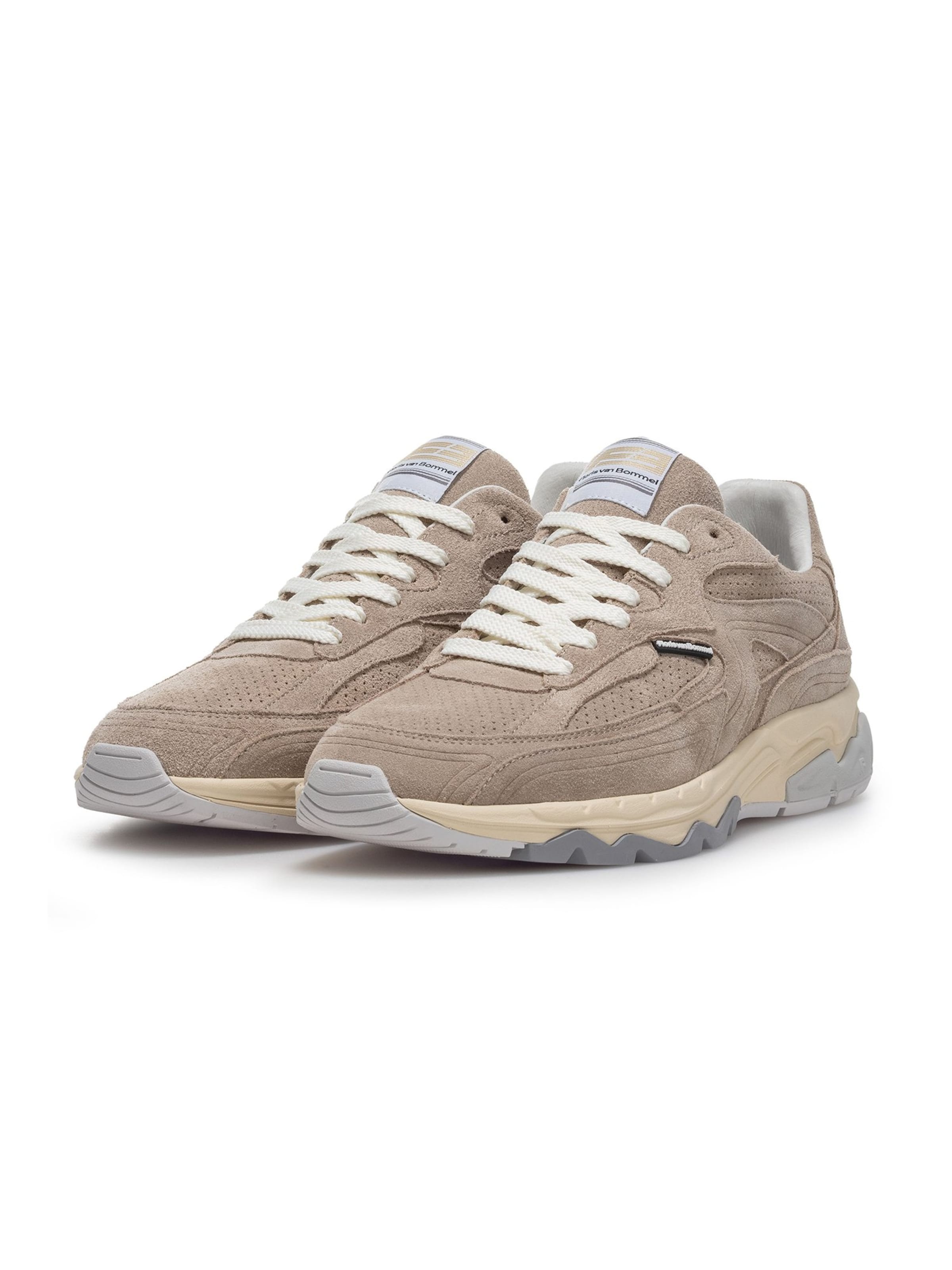 Floris van Bommel Platform trainers 'DE REZER 02' in Beige