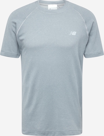 new balance Функциональная футболка в Серый: спереди