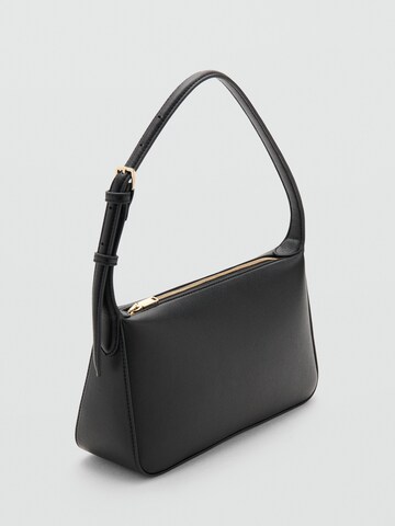 MANGO Taška přes rameno 'DENIA' – černá