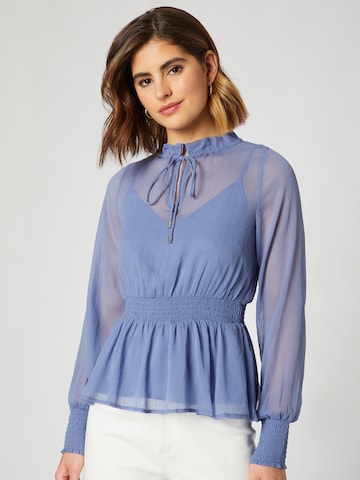 Guido Maria Kretschmer Women Blouse 'Elissa' in Blue: front