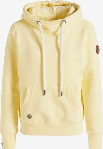 khujo Sweatshirt 'Fanci' in Yellow: front