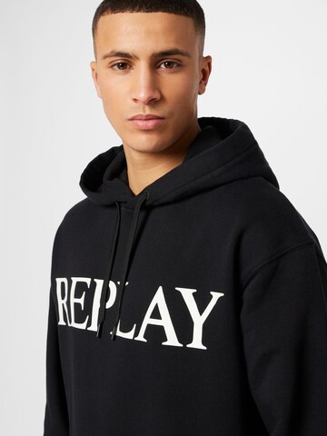 REPLAY Sweatshirt in Zwart