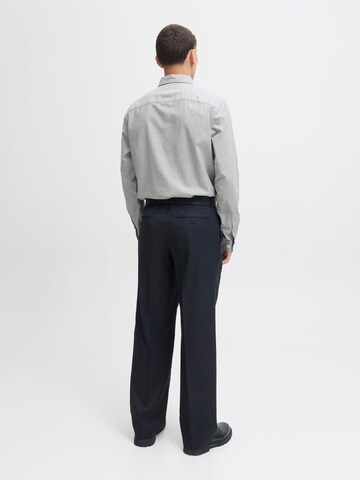 JACK & JONES Slim fit Button Up Shirt 'JPRBLUBrook' in Grey