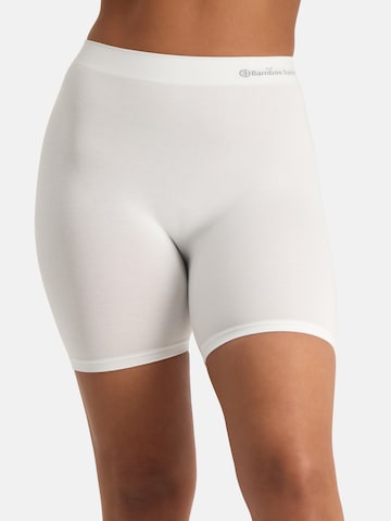Skinny Pantalon de sport 'Suze' Bamboo basics en blanc : devant