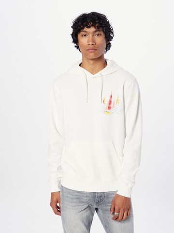 SCOTCH & SODA Sweatshirt in Wit: voorkant