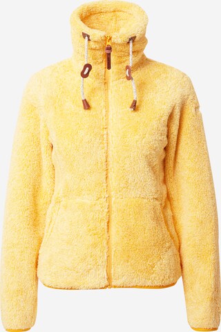 ICEPEAK Athletic fleece jacket 'COLONY' in Yellow: front