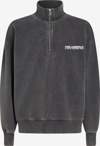 Karl Lagerfeld Sweatshirt 'Rue St-Guillaume' in Grey: front