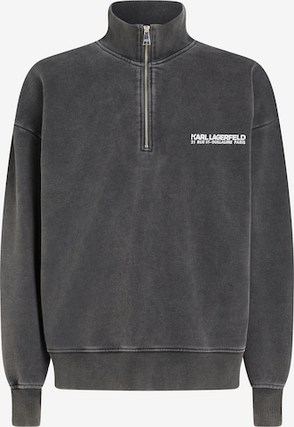 Sweat-shirt 'Rue St-Guillaume' Karl Lagerfeld en gris : devant