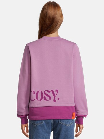 salzhaut Sweatshirt 'Sagespöne' in Roze
