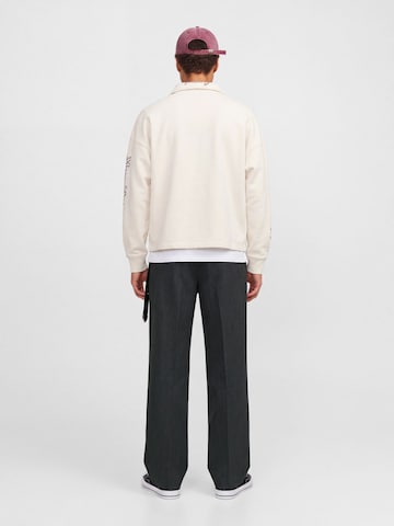 JACK & JONES Loosefit Bandplooibroek in Grijs