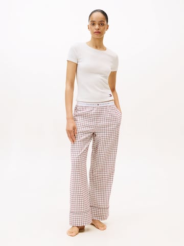 TOMMY HILFIGER Pyjamahose in Rot