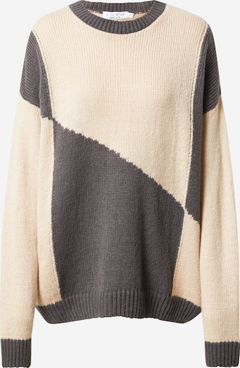 In The Style Pullover 'LORNA' i beige / grå, Produktvisning