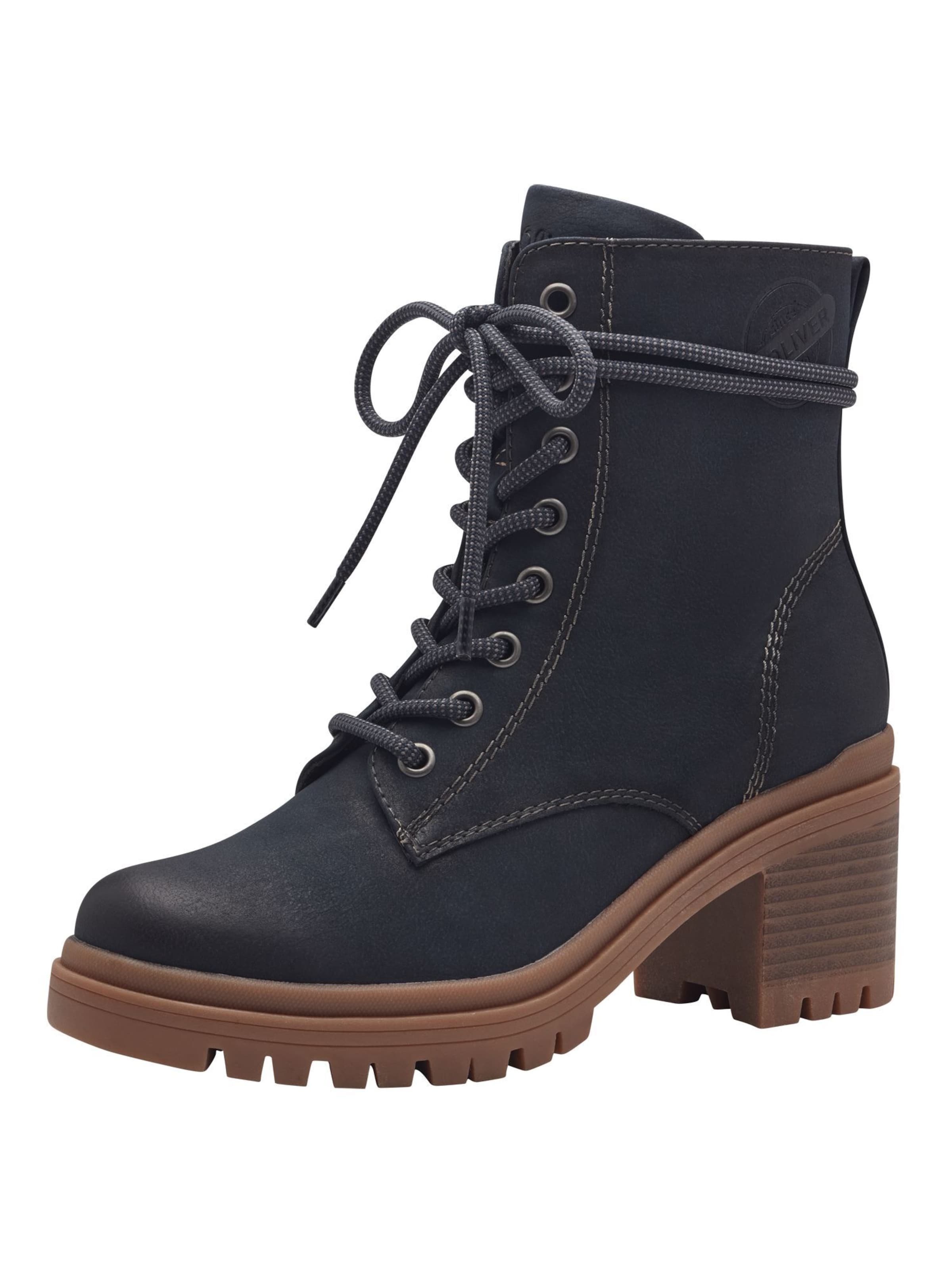 s.Oliver Stiefelette in Blau: Vorderseite