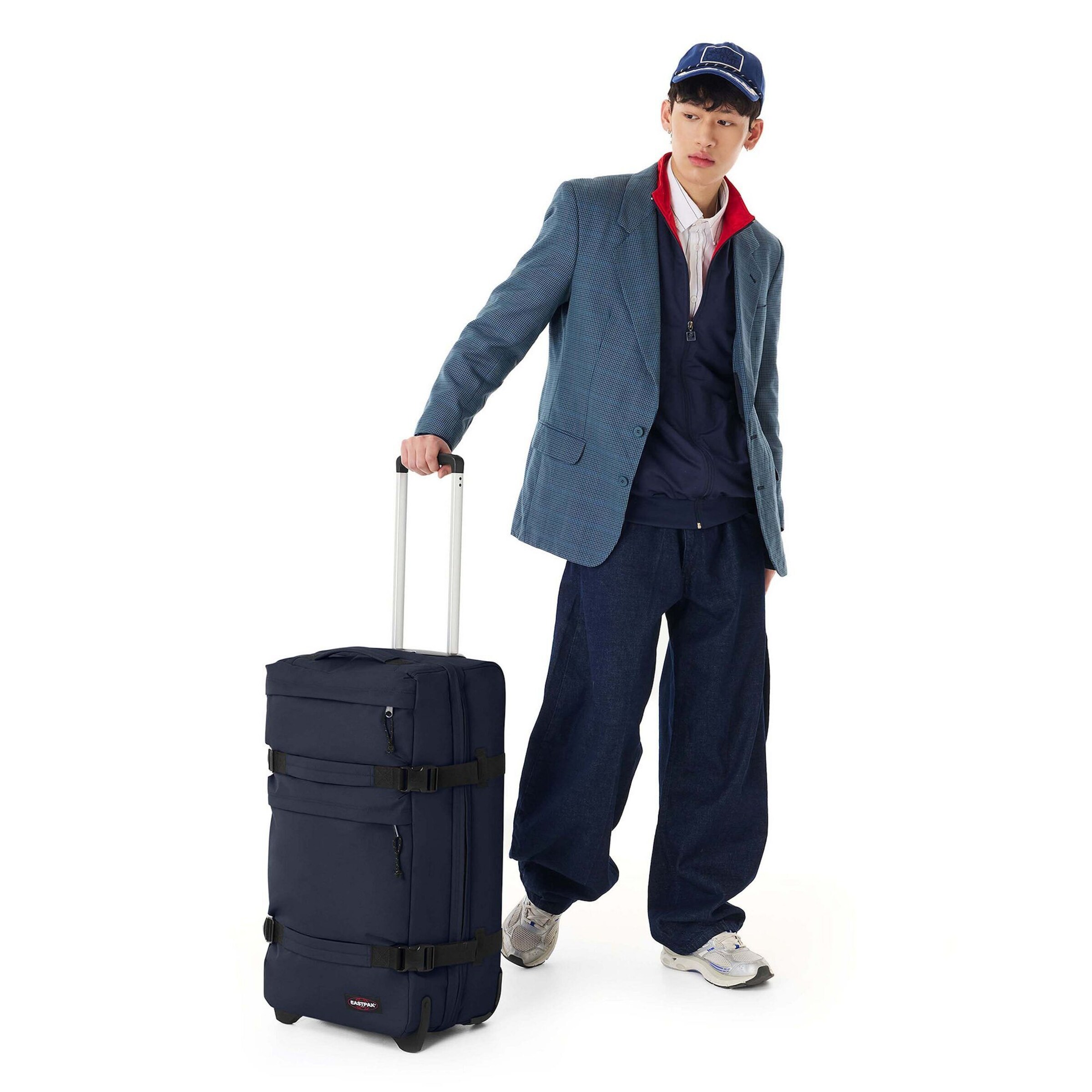 EASTPAK Trolley 'Transit'R' in Blue: front
