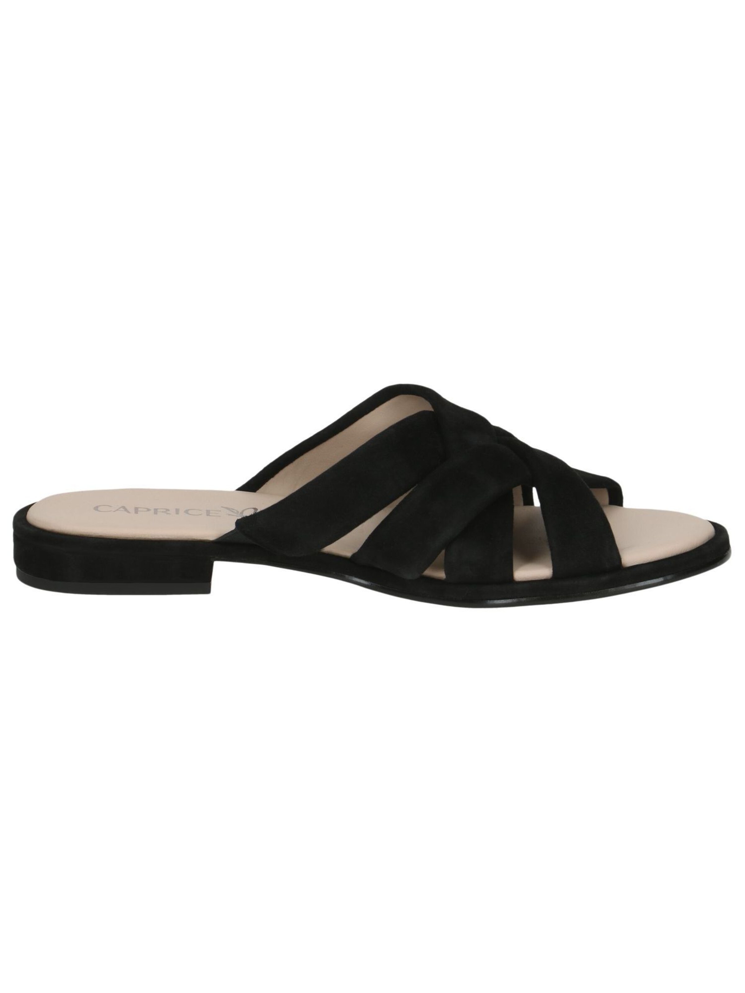 CAPRICE Pantolette in Schwarz