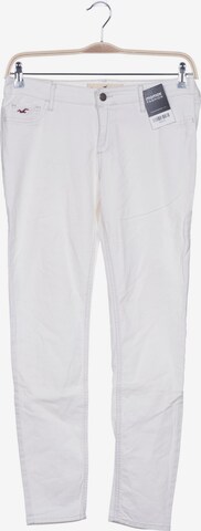 HOLLISTER Pants in M in White: front