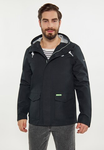 Schmuddelwedda Between-Season Jacket in Black: front