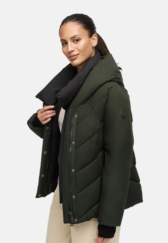 Veste d’hiver MARIKOO en vert : devant