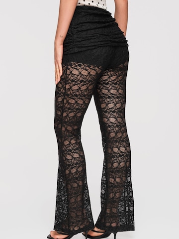 Ombre Wide Leg Bukser i sort