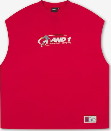 raudona AND1 Marškinėliai 'Timeout': priekis