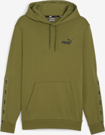 Sweat de sport 'Essentials' PUMA en vert : devant