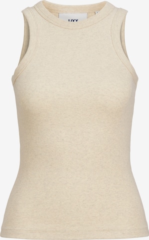 JJXX Topp 'FOREST' i beige: framsida