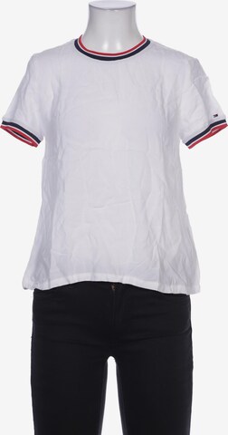 Tommy Jeans Bluse S in Weiß: predná strana